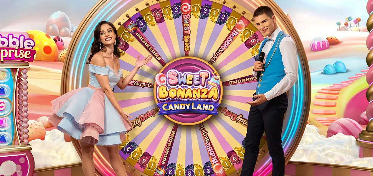 Sweet Bonanza CandyLand — скриншот игрового поля