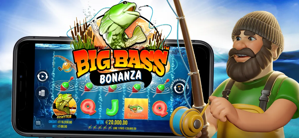 Big Bass Bonanza — ключевой арт, Pragmatic Play