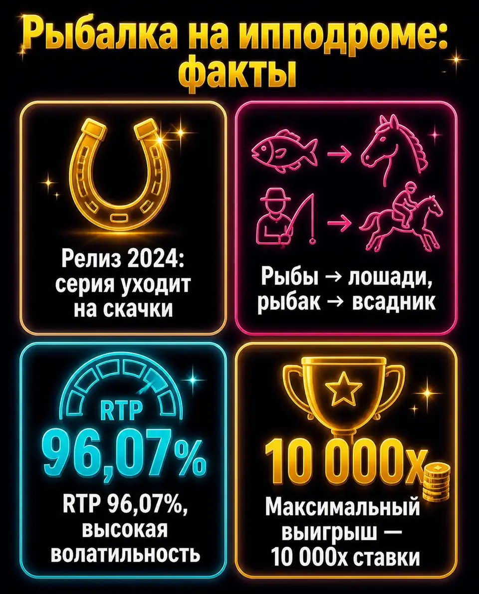 Карточки-факты обзора Big Bass Day at the Races