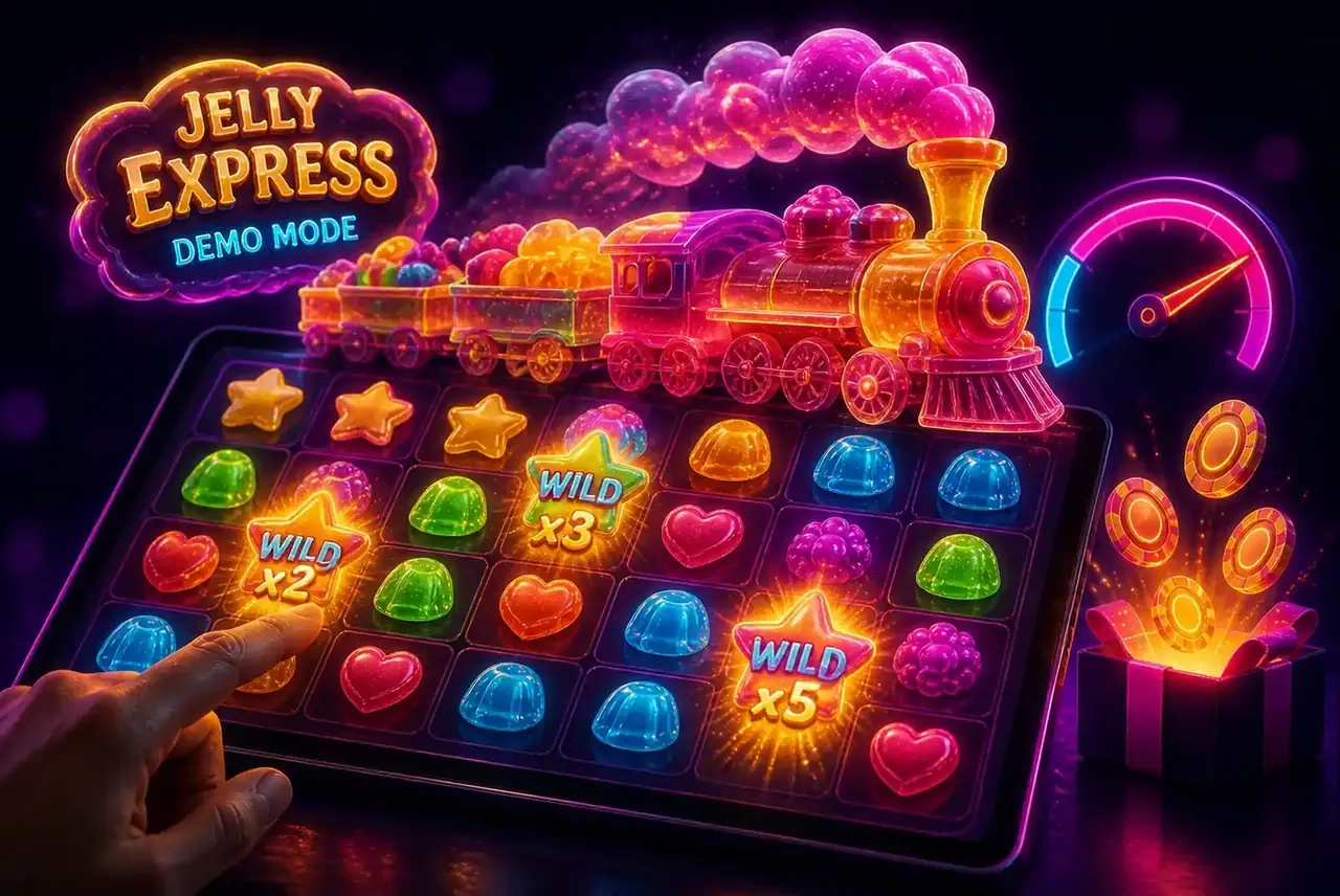 Демо Jelly Express: желейный поезд на сетке слота