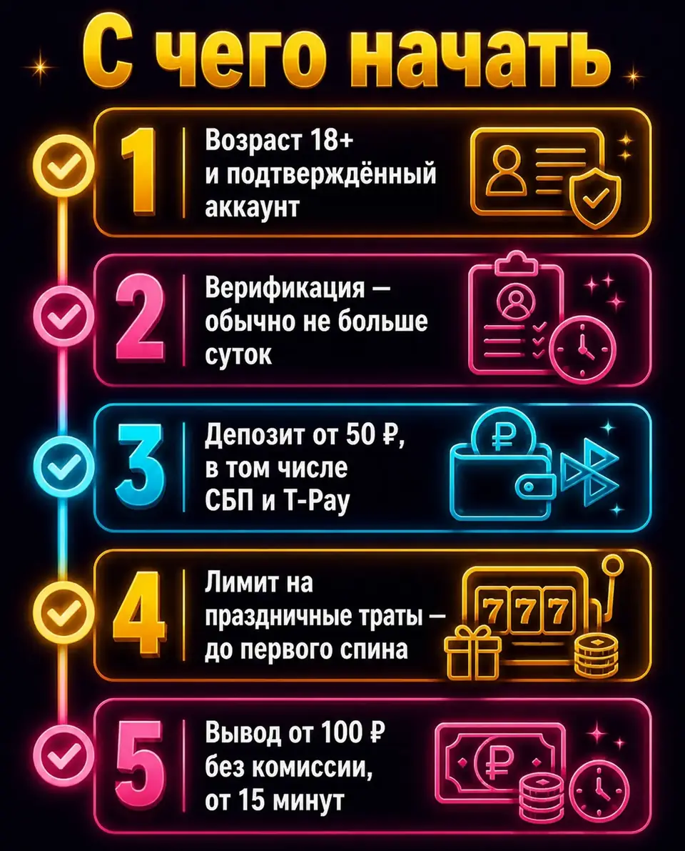 Чек-лист перед игрой в новогодние слоты на деньги