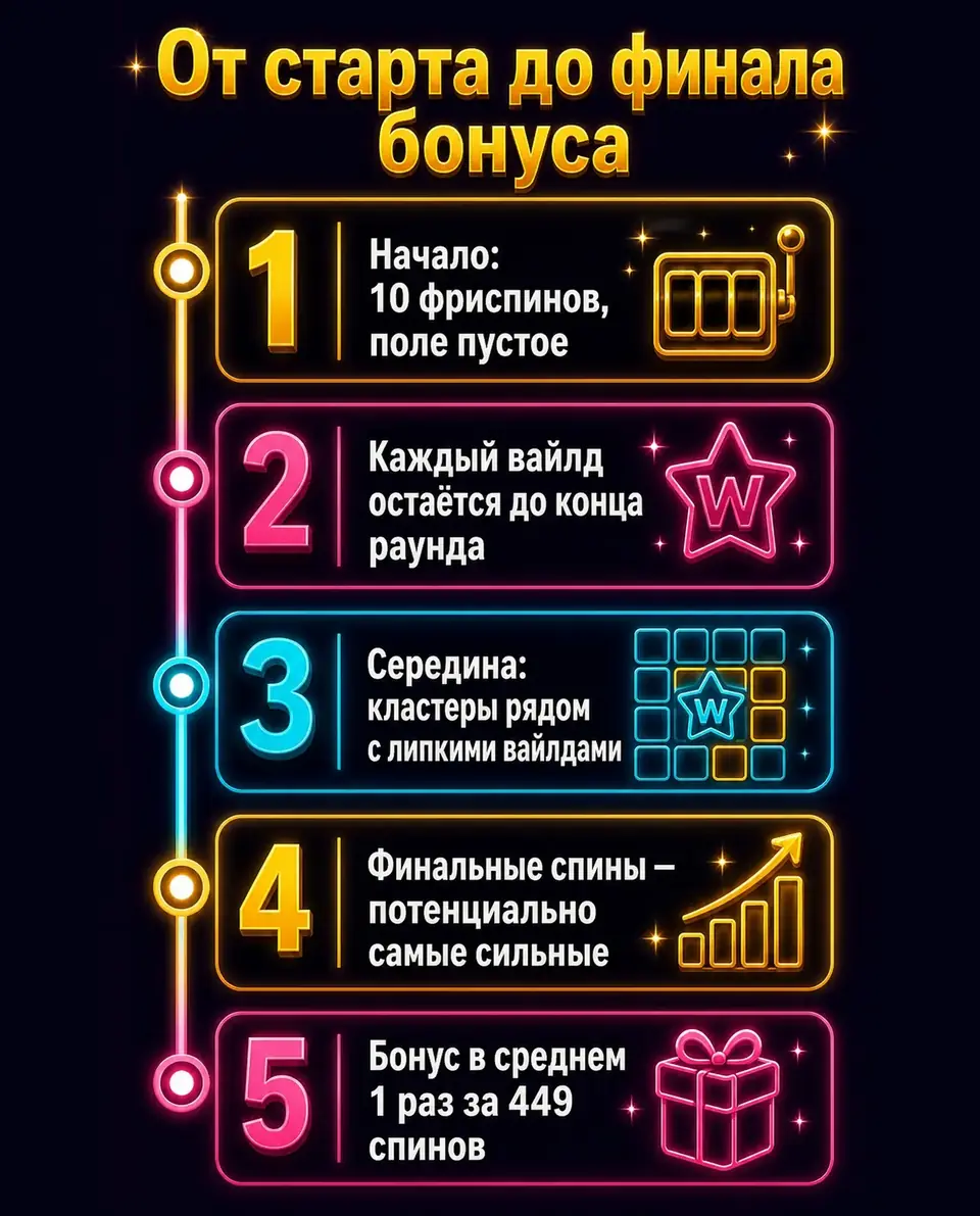 Таймлайн фриспинов Wild West Gold Blazing Bounty