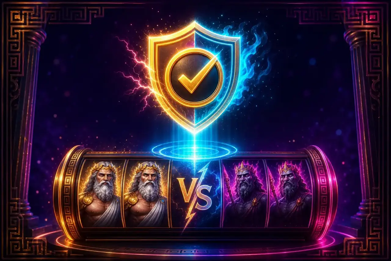 Сертифицированная проверка генератора в Zeus vs Hades: щит над барабанами