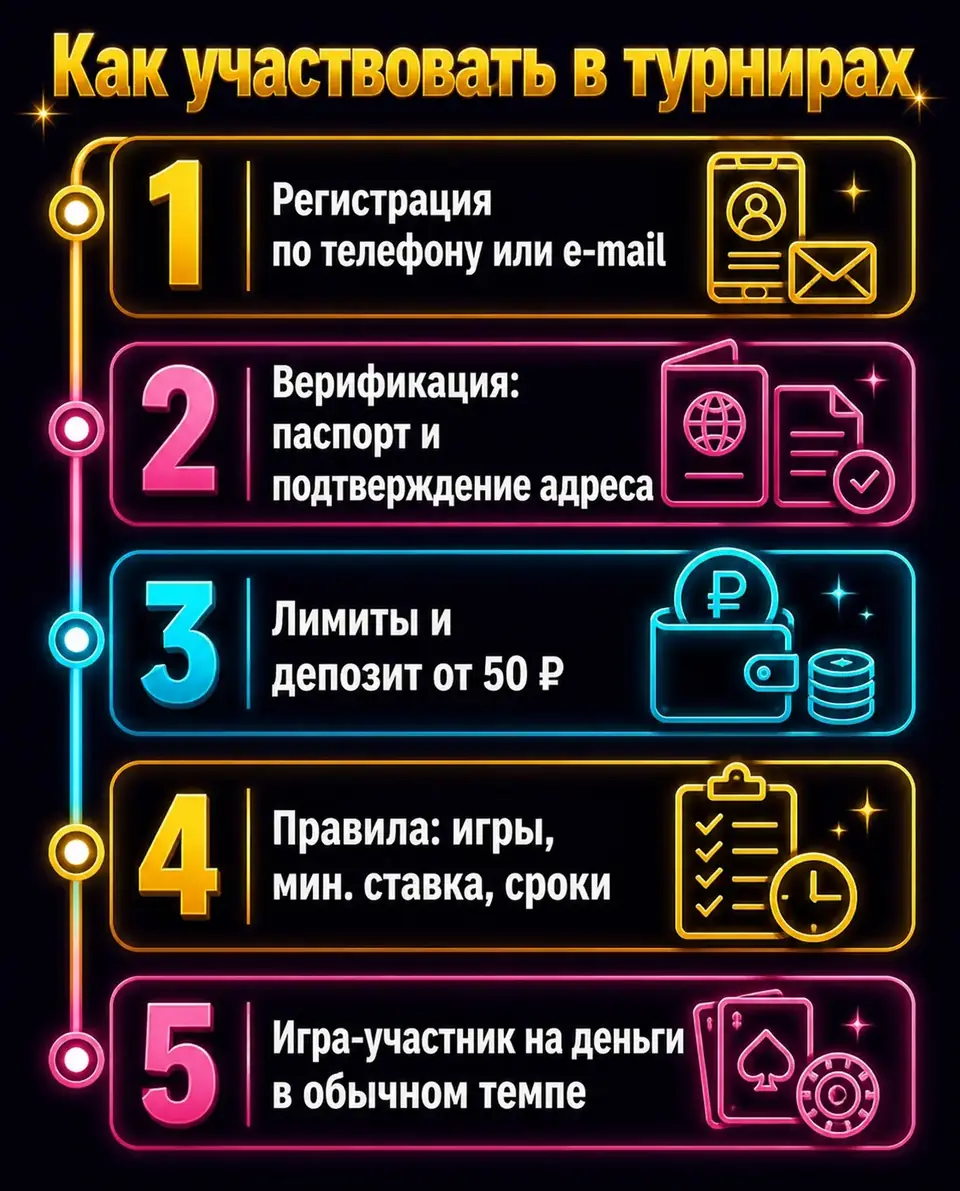 Пошаговая инструкция участия в турнирах Pragmatic Play на сайте